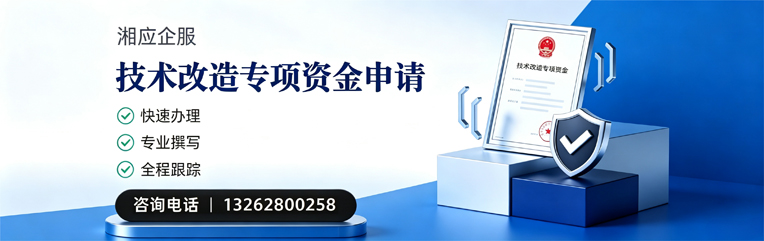 德阳技术改造专项资金申报服务