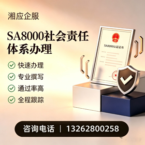德阳SA8000社会责任体系认证服务